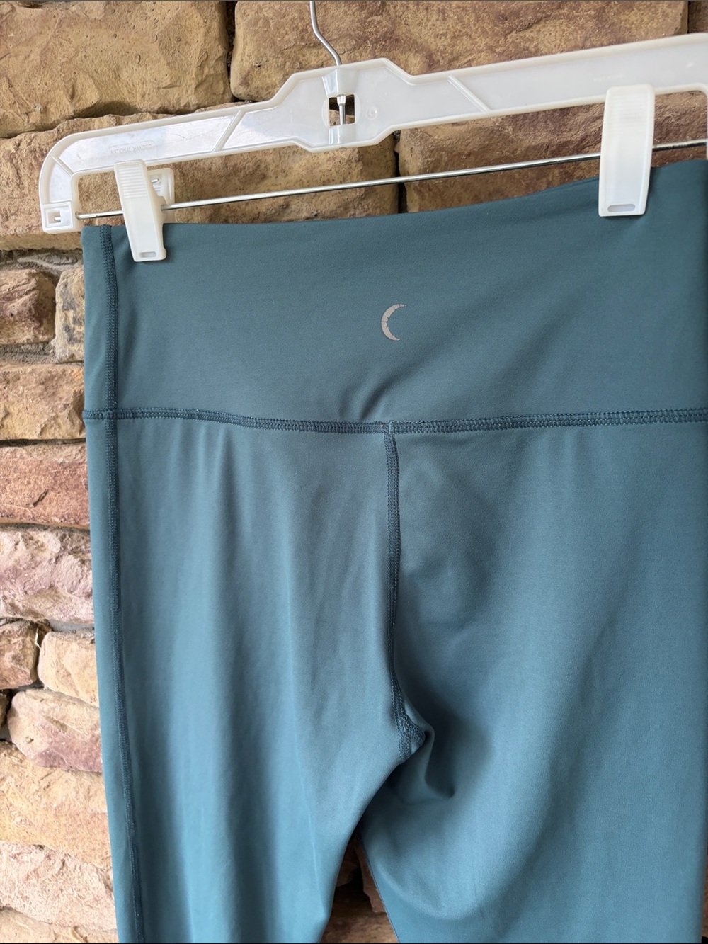Zyia Teal Active Leggings 
- Crescent Logo